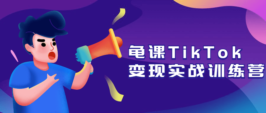 龟课TikTok变现实战训练营 - 项目资源网